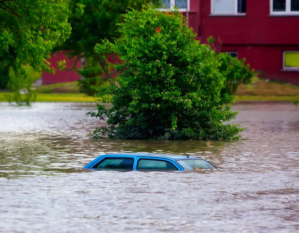 flooded street