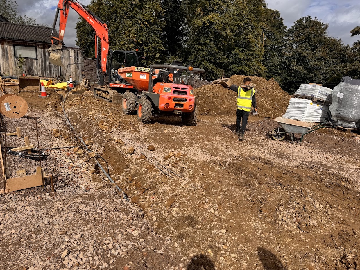 Groundwater monitoring borehole used to assess basement groundwater levels